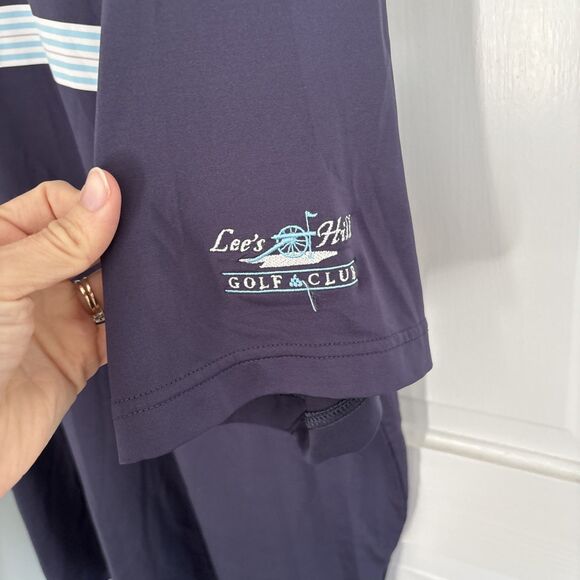 Footjoy Men's Golf Polo Size XL Polyester/Spandex Athletic Blue - Picture 3 of 6